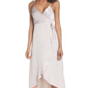 Show Me Your MuMu Meghan Wrap Tulip Hem Dress Size XXS